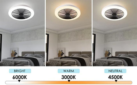 bladeless ceiling fan with light