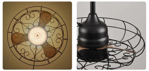 Are caged ceiling fans effective?