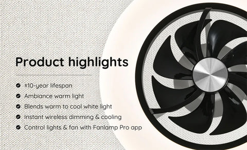 What kind of ceiling fan gives the most light?