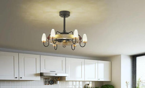 fandelier ceiling fan with light