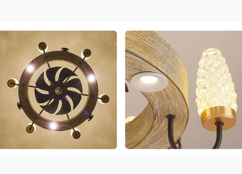 fandelier ceiling fan with light
