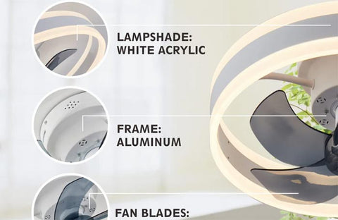 small ceiling fan with light