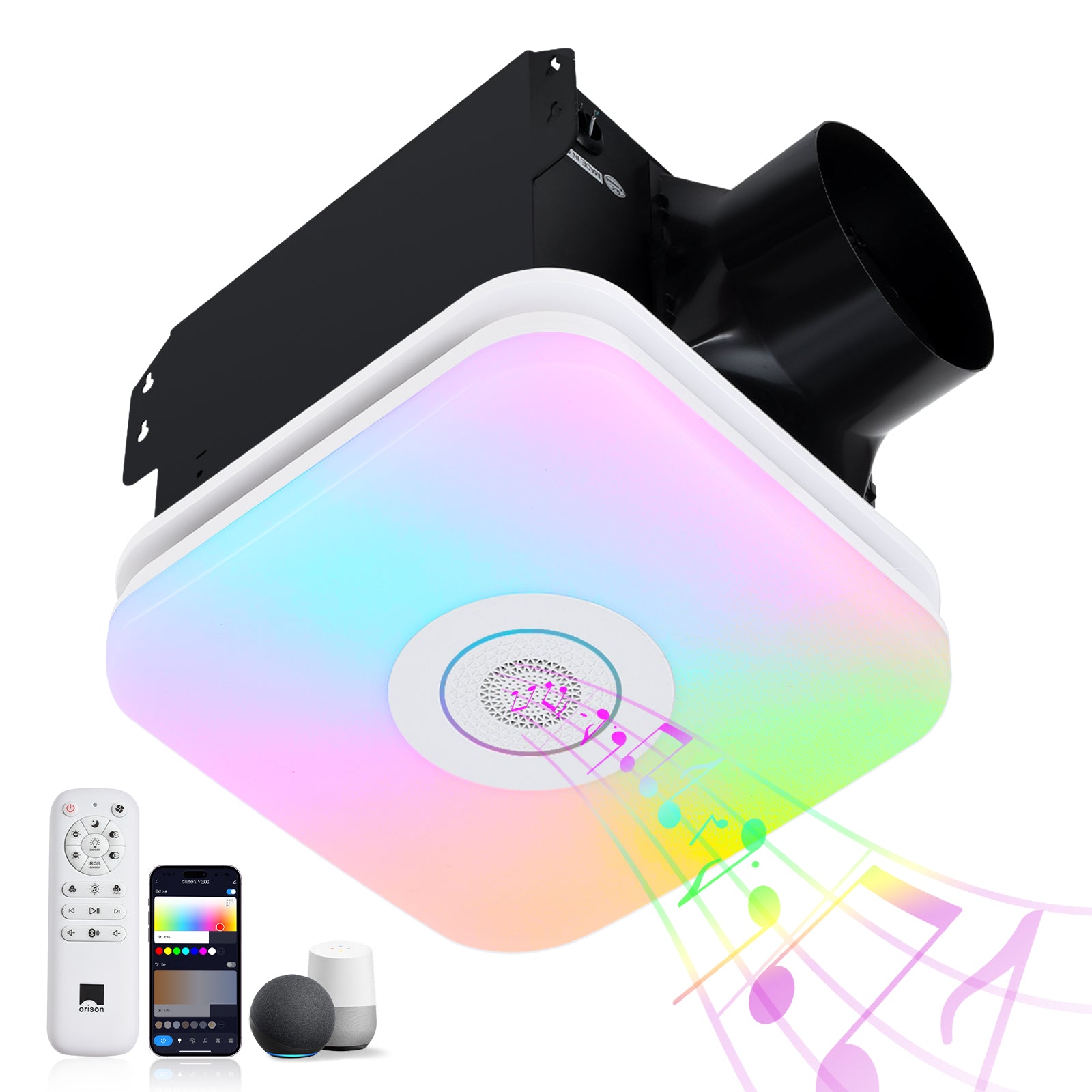 bathroom exhaust fan with light