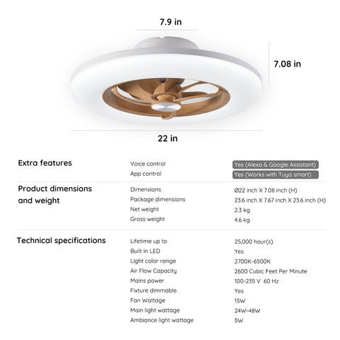 kitchen ceiling fan with lights