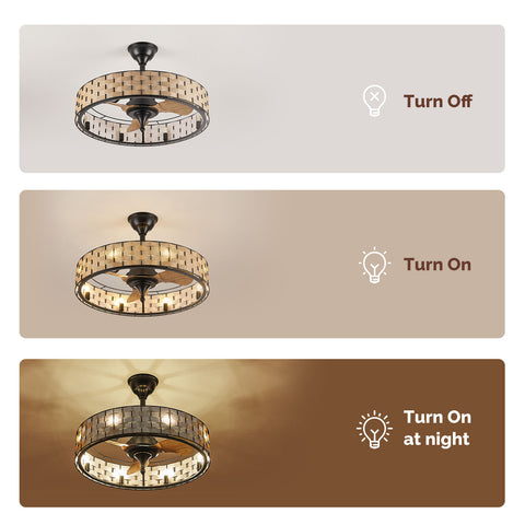 bedroom ceiling fan with lights