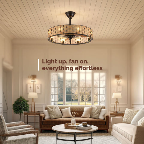 bedroom ceiling fan with lights