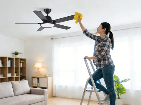The 5-Minute Trick: The Easiest Way to Clean Fan Blades