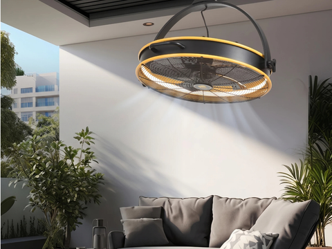 Hanging Outdoor Fan Ideas for Breezy Backyard Living