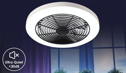 Bladeless Ceiling Fan with Light