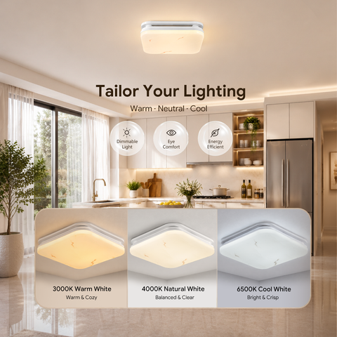 Orison Bathroom Exhaust Fan with Light, 110 CFM 1.0 Sone, 1500LM 3CCT LED Light, Remote/APP Control