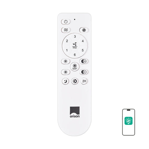 Orison Ceiling Fan Remote Control for Outdoor Ceiling Fan Light(B63771/B63772/B63991/B63992/B63881)